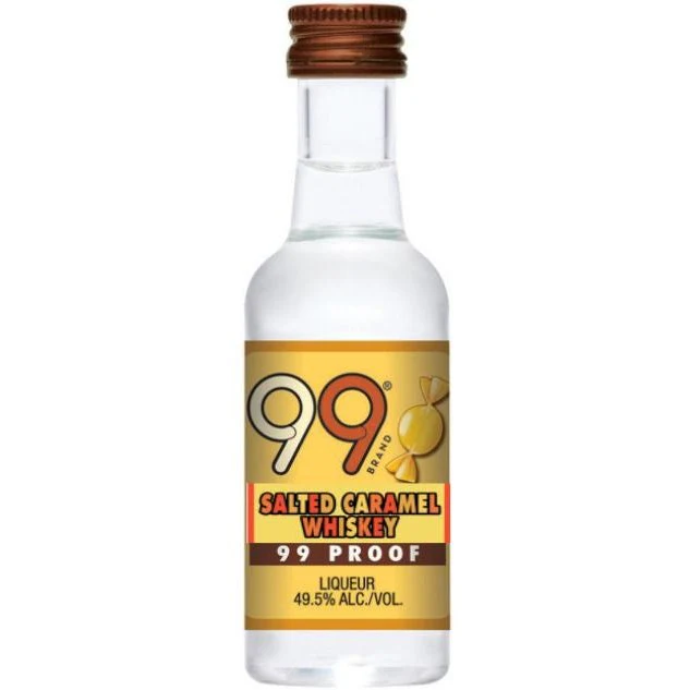 99 Brand Salted Carmel Whiskey Liqueur (12x50ml)
