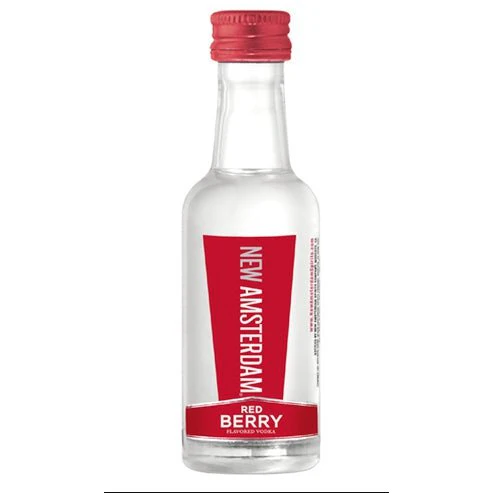 New Amsterdam Red Berry Vodka (12x50ml)
