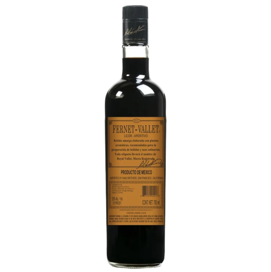 Fernet Vallet Licor Aperitivo (750ml)