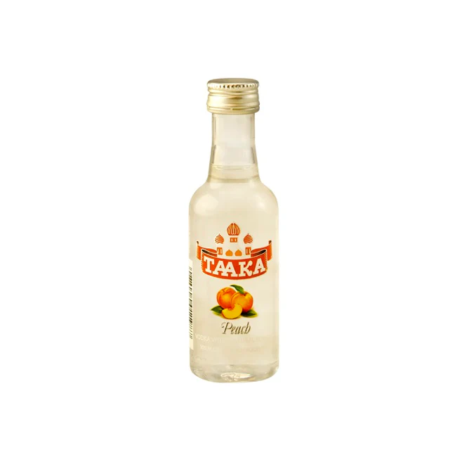 Taaka Peach Vodka (12x50ml)