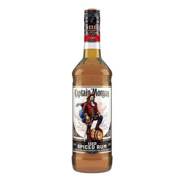 Captain Morgan 100 Proof Spiced Rum (750ml)