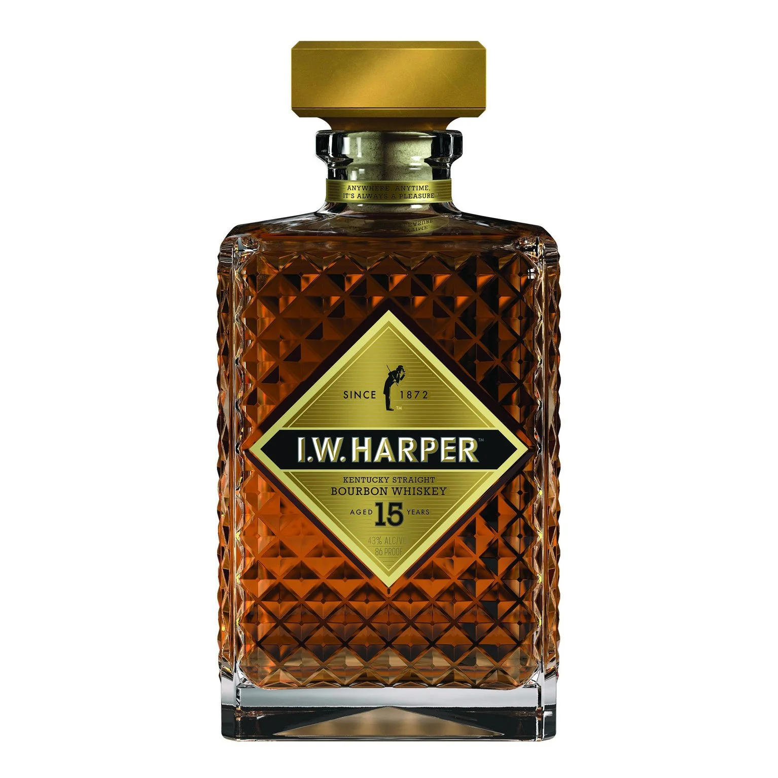 I.W. Harper Bourbon Whiskey Aged 15 Years (750ml)