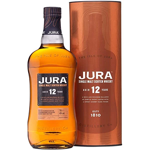 Isle of Jura 12 Year Old Single Malt Scotch Whisky (750ml)