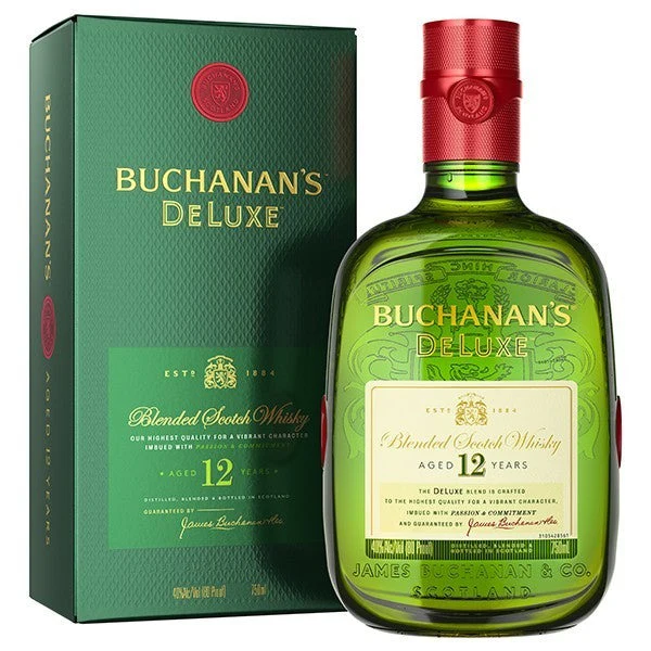Buchanan's Deluxe Blended Scotch Whisky - Aged 12 Years (750ml)