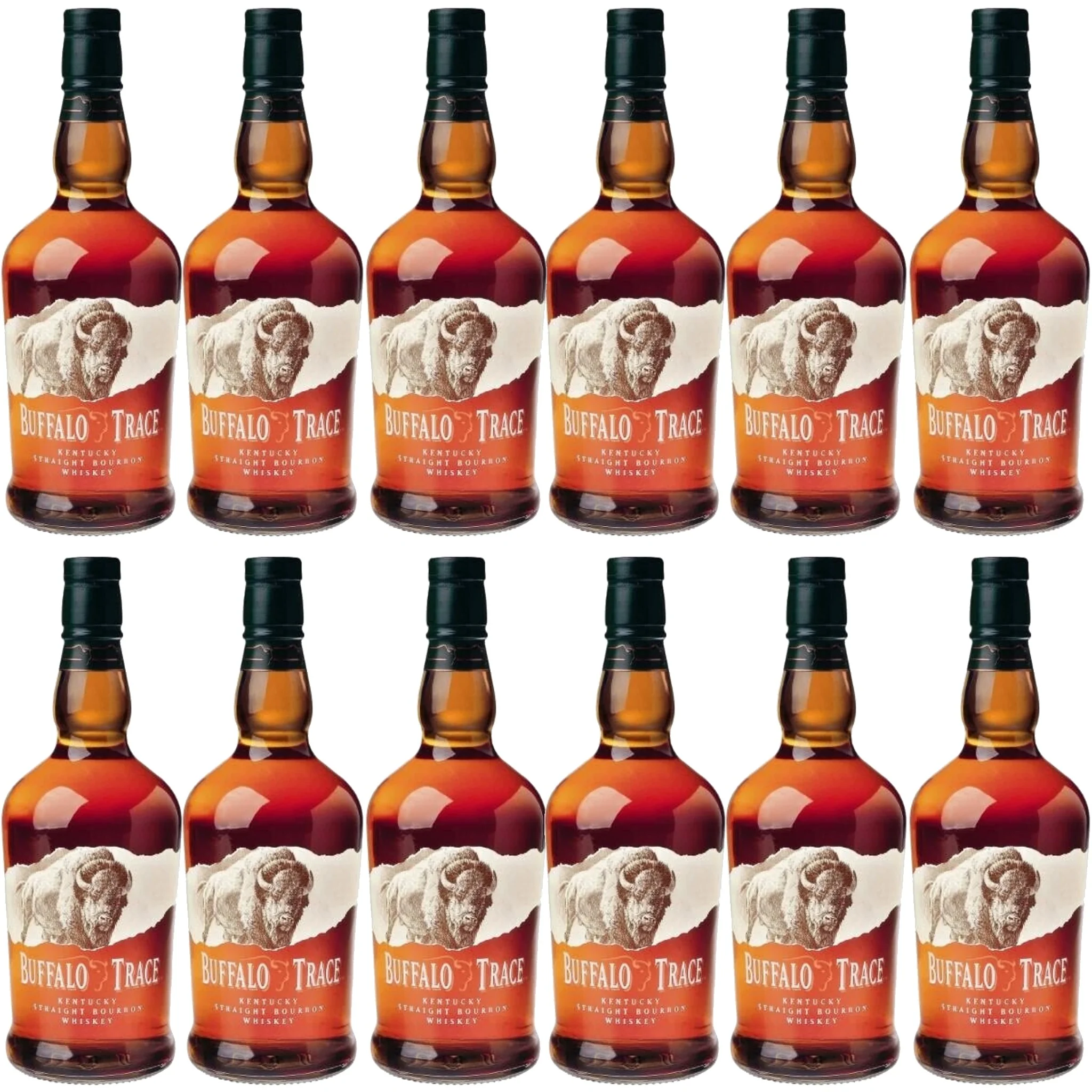 Buffalo Trace Bourbon Whiskey Case Bundle (12 Bottles) (750ml)