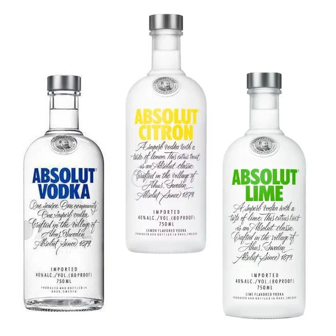 Absolut Vodka Bundle (750ml)