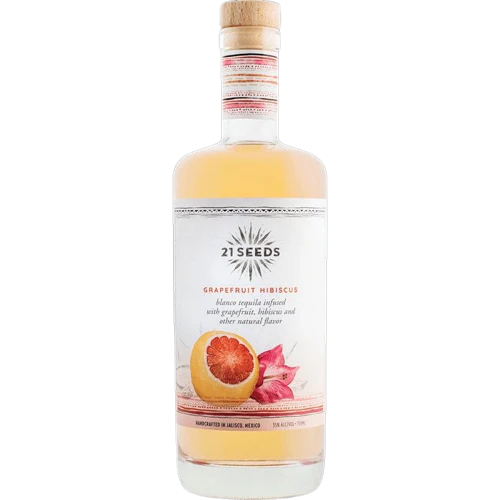 21 Seeds Grapefruit Hibiscus Blanco Tequila (750ml)