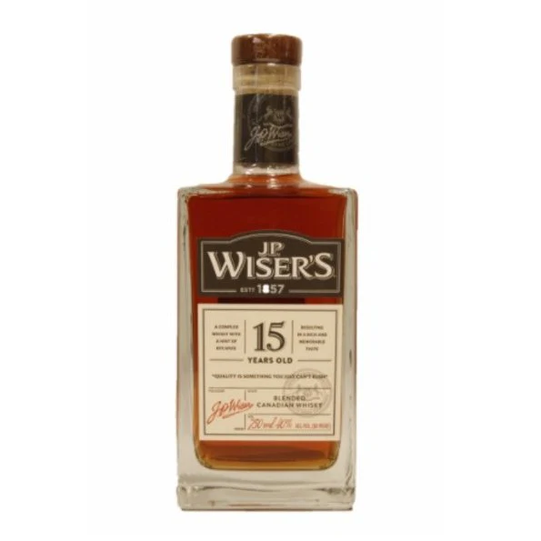 JP Wiser's 15 Years Old Blended Canadian Whisky (750ml)