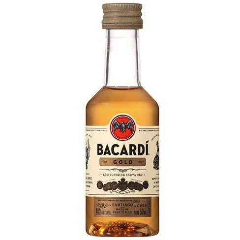 Bacardi Gold Rum (10x50ml)