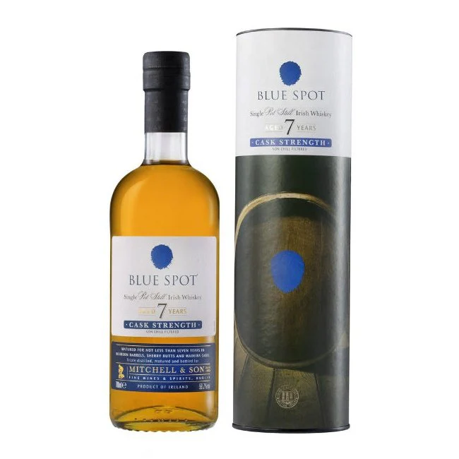 Blue Spot Single Pot Still Irish Whiskey Cask Strength - Aged 7 Years (750ml)
