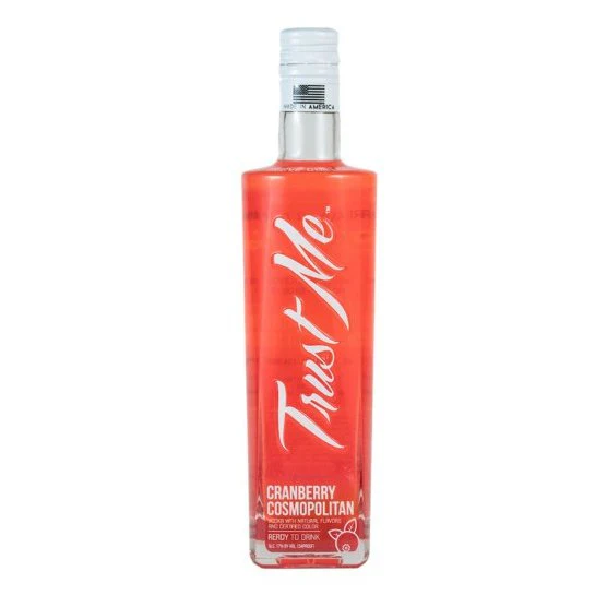 Trust Me Vodka Bottled Cocktail Cranberry Cosmopolitan (375ml)