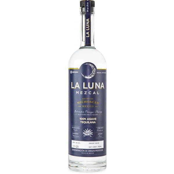 La Luna Mezcal Artesanal 100% Agave Tequilana (750ml)