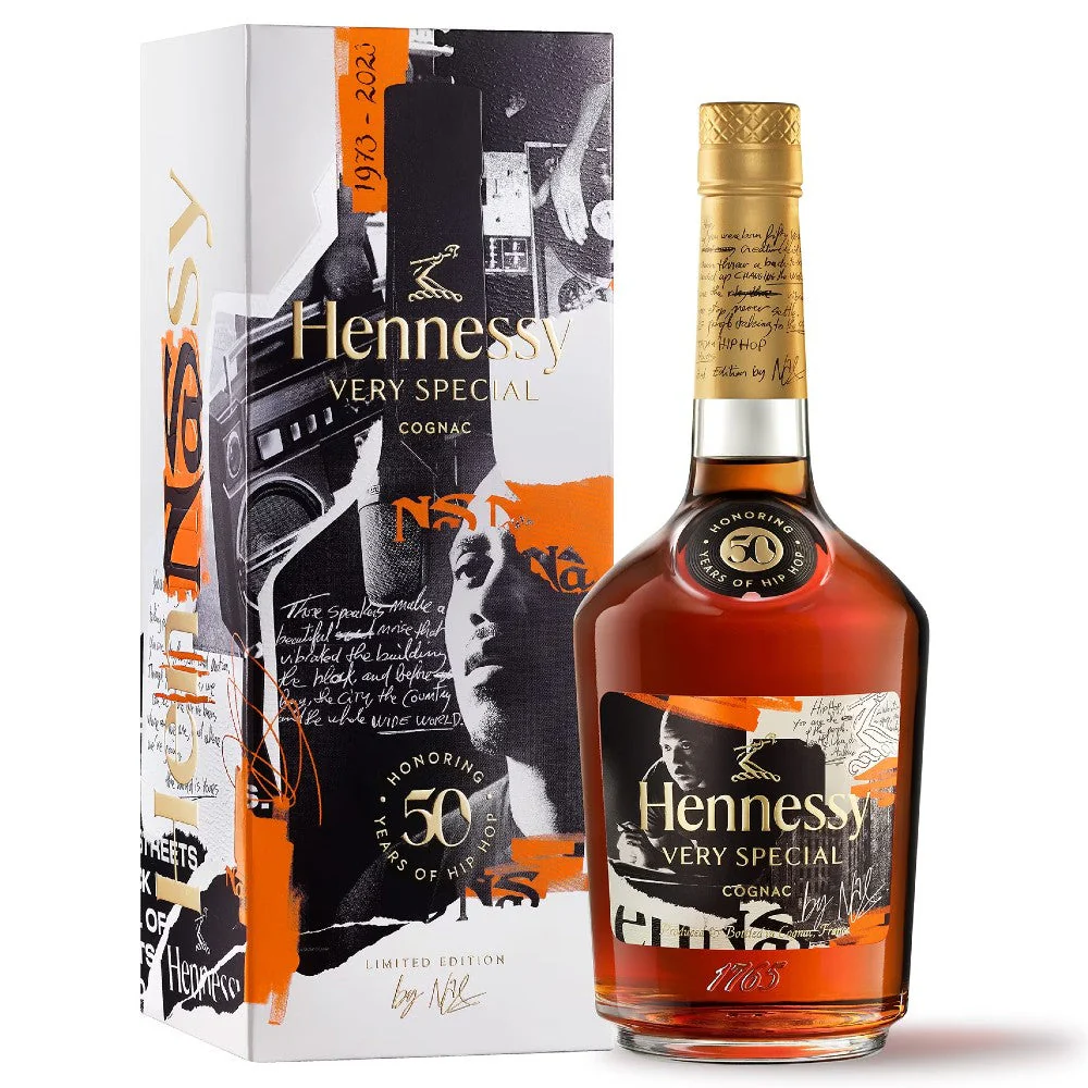 Hennessy V.S. x NAS - 50 Years of Hip Hop Limited Edition Cognac (750ml)