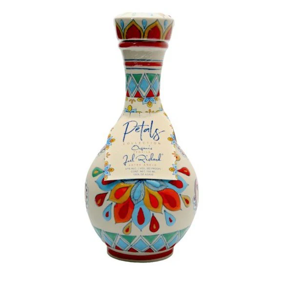 Petals Collection Ceramic Organic Extra A?ejo Tequila (750ml)