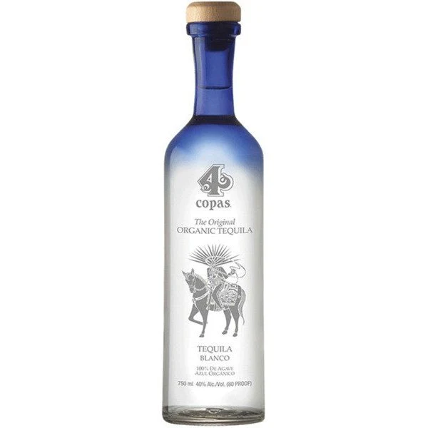 4 Copas Organic Blanco Tequila (750ml)