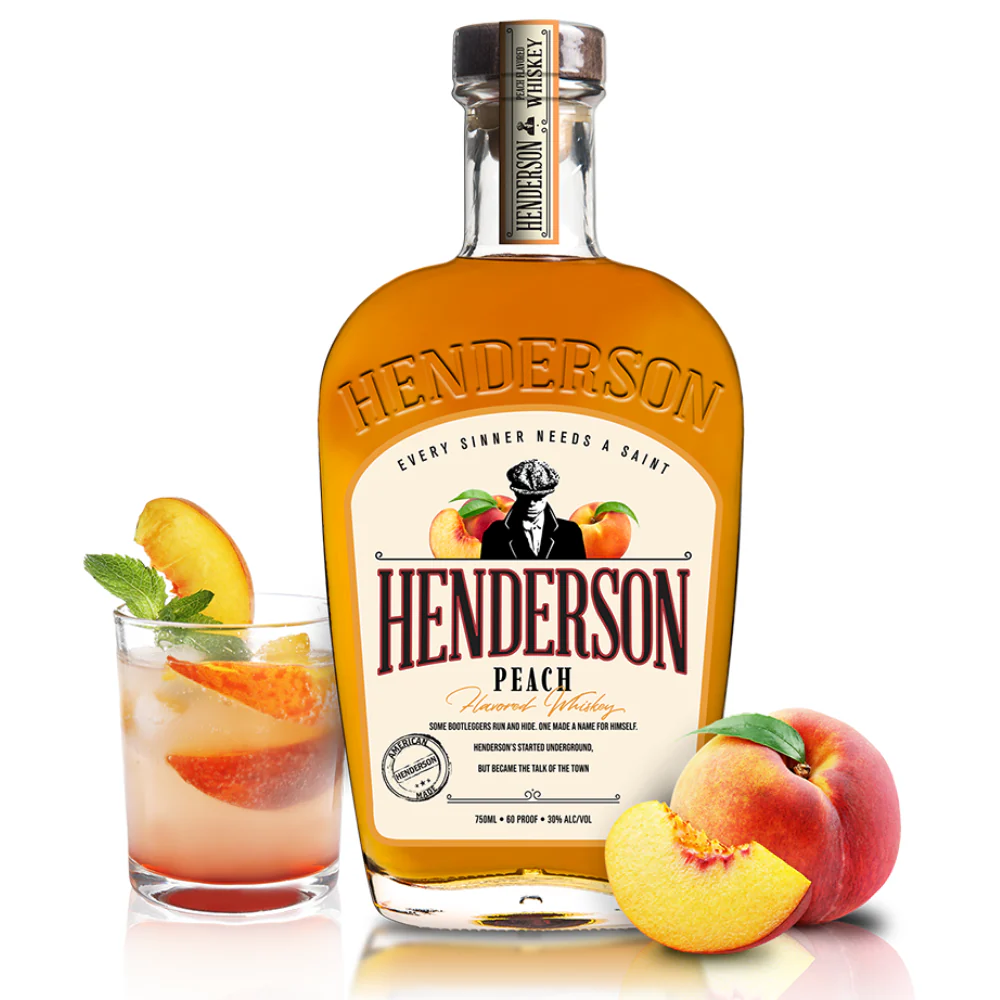 Henderson Peach Flavored Whiskey 750ml