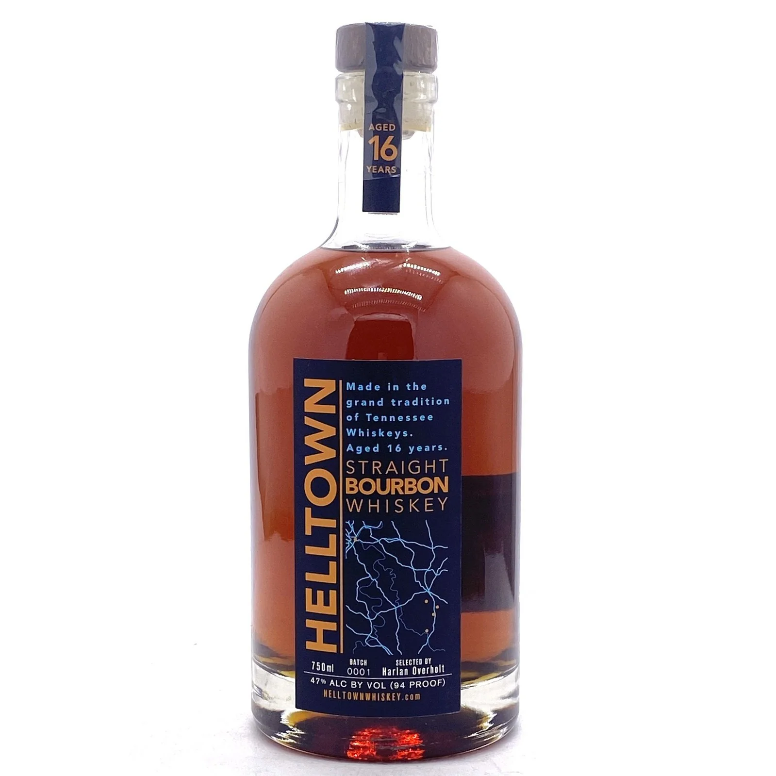 Helltown 16 Year old Straight Bourbon Whiskey (750ml)