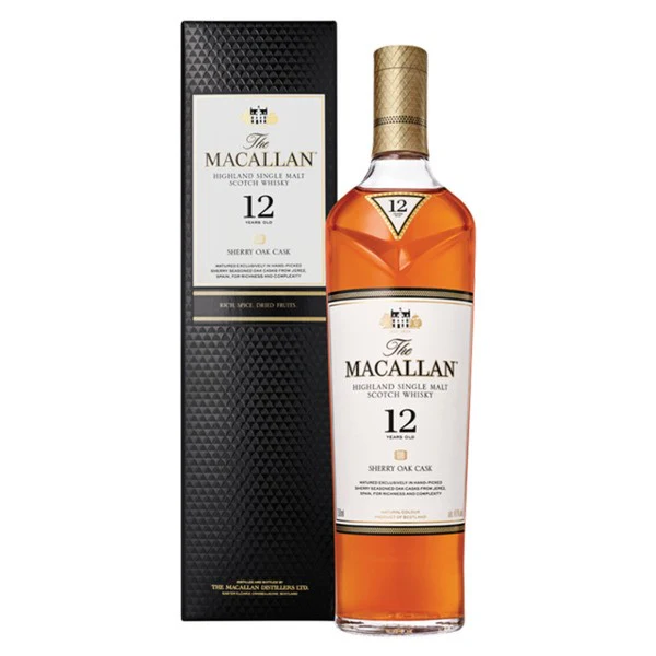 The Macallan Sherry Oak Cask - Aged 12 Years (750ml)