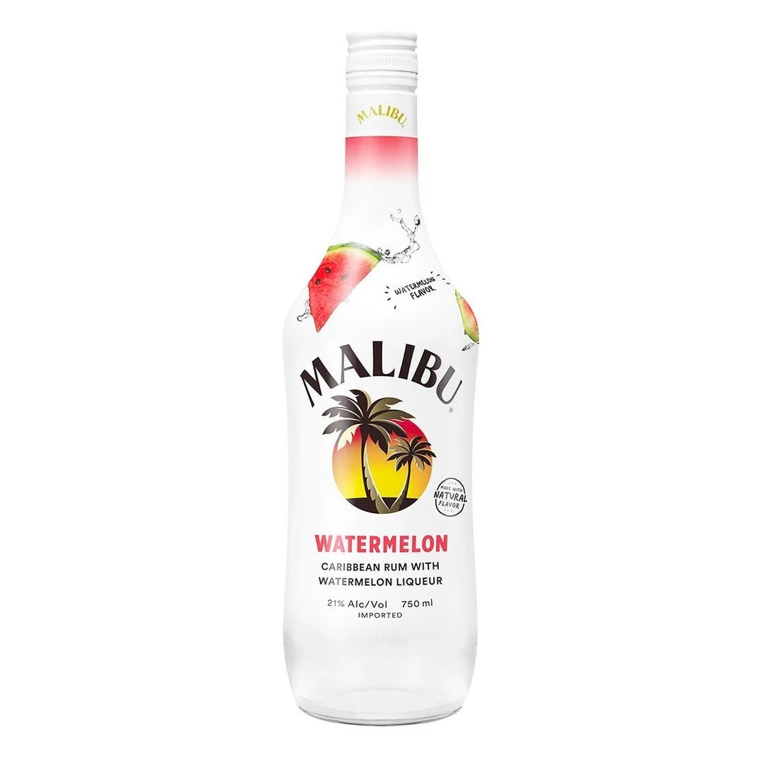 Malibu Watermelon Flavored Rum (750ml)