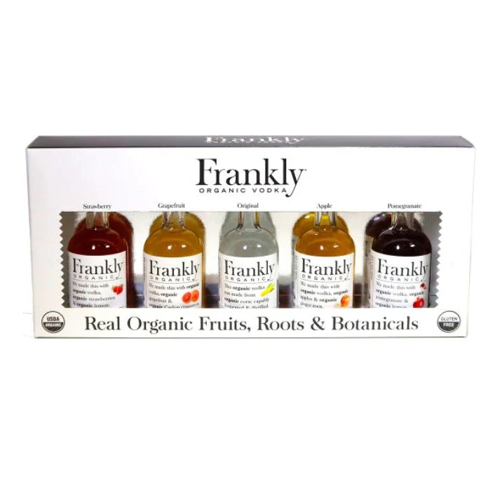 Frankly Organic Vodka Variety Pack (50ml Each)