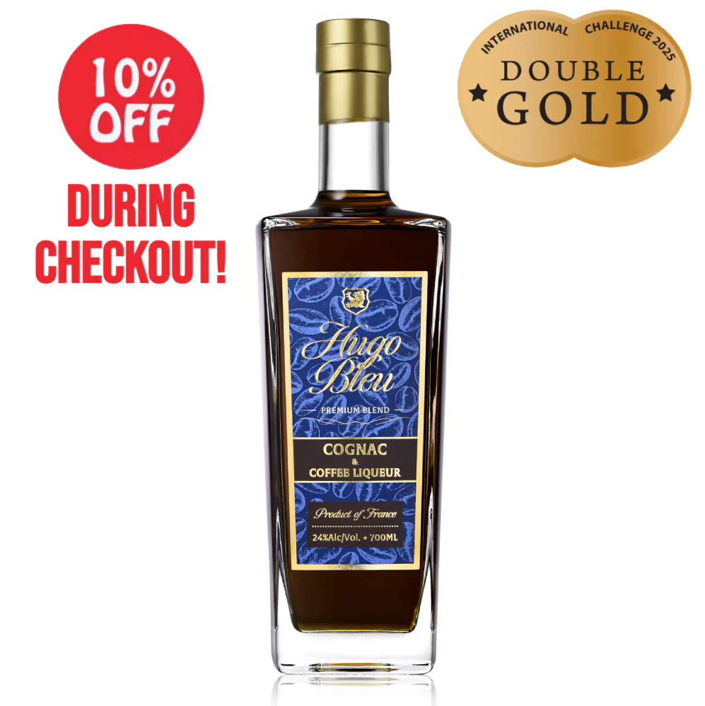 Hugo Bleu Cognac & Coffee Liqueur (700ml)