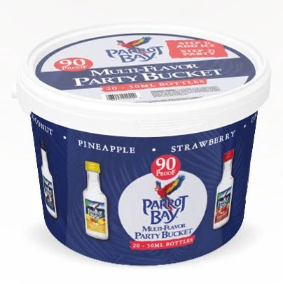 Parrot Bay Multi Flavor Party Bucket (20x50ml)