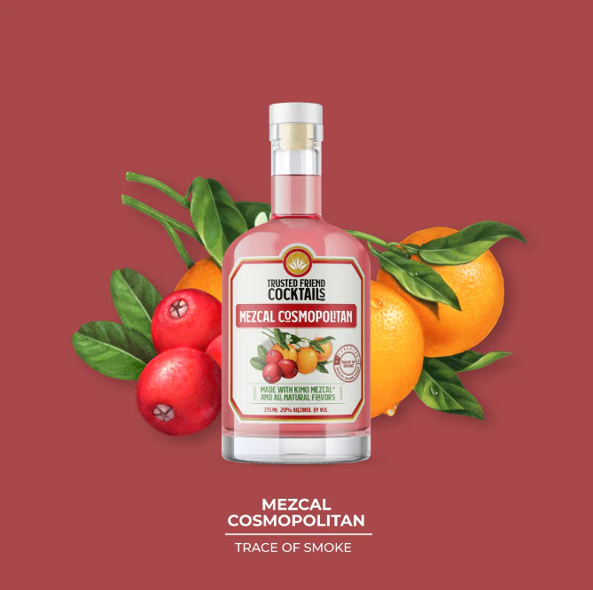 Trusted Friend Mezcal Cosmopolitan Cocktail (375ml)
