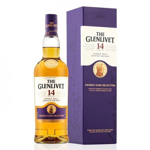 The Glenlivet 14 Years of Age Cognac Cask Selection - Single Malt Scotch Whisky (750ml)