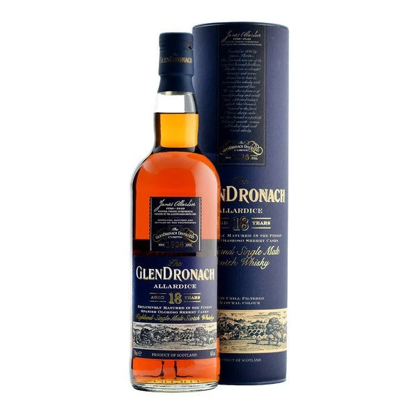 The GlenDronach Allardice Single Malt Scotch Whisky - Aged 18 Years (750ml)