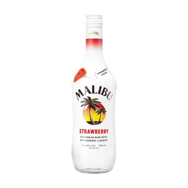 Malibu Strawberry Rum (750ml)