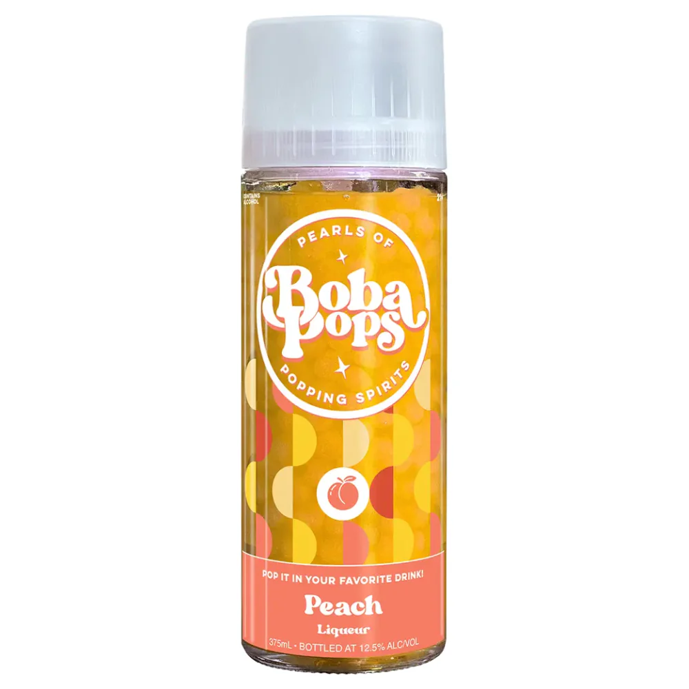 Boba Pops Peach Liqueur (375ml)