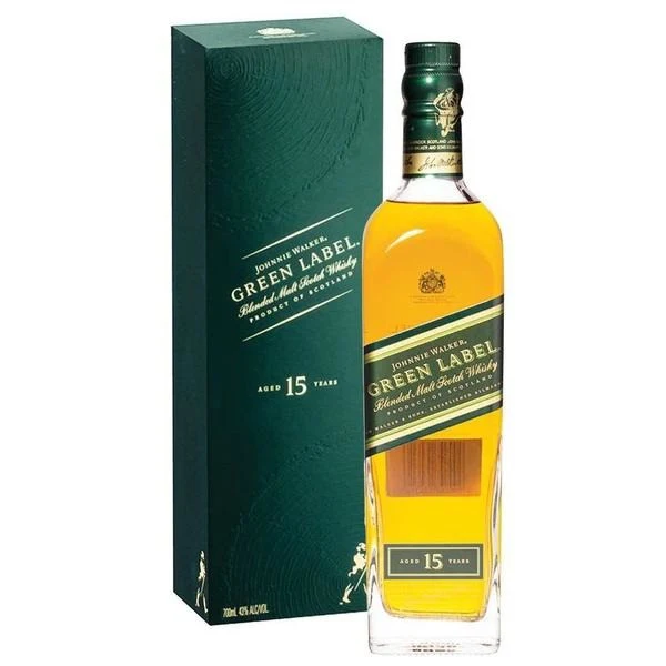 Johnnie Walker Green Label Blended Malt Scotch Whisky - Aged 15 Years (750ml)