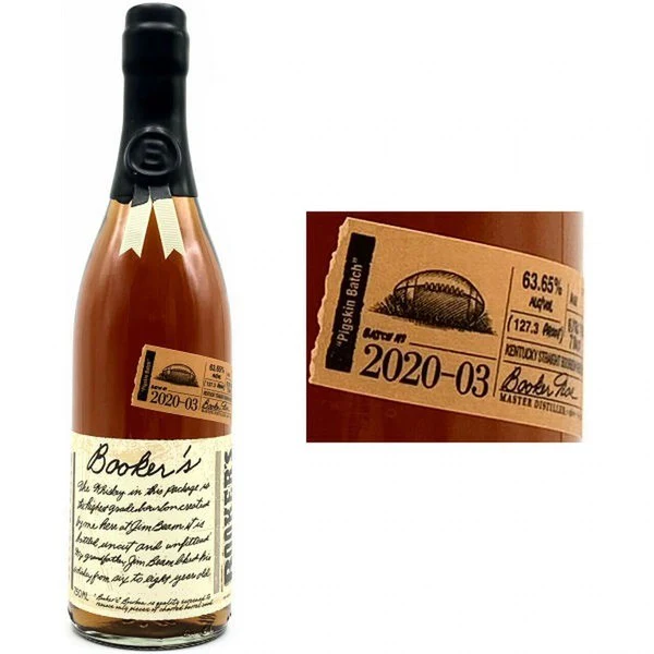 Booker's Uncut & Unfiltered Kentucky Straight Bourbon Whiskey - Batch No. 2020-03 (750ml)