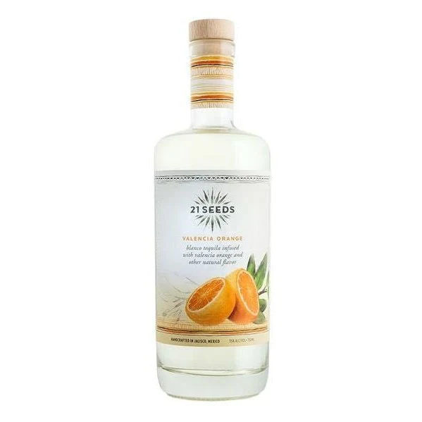 21 Seeds Valencia Orange Blanco Tequila (750ml)