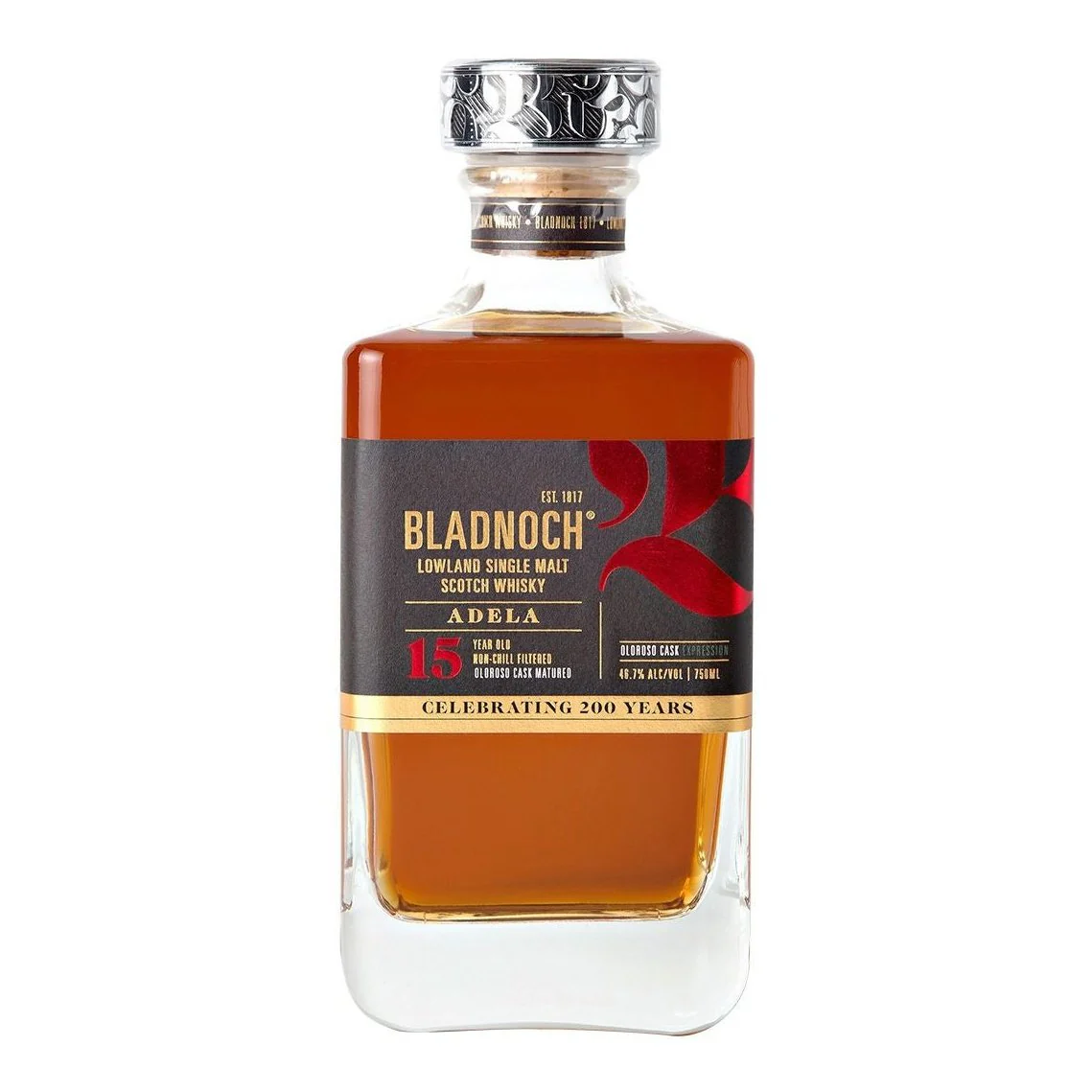 Bladnoch Adela Lowland Single Malt Scotch Whisky 15 Year Old (750ml)