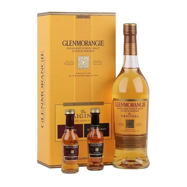 Glenmorangie Pioneer Set The Original 10 Year Old Single Malt Scotch Whisky (750ml)