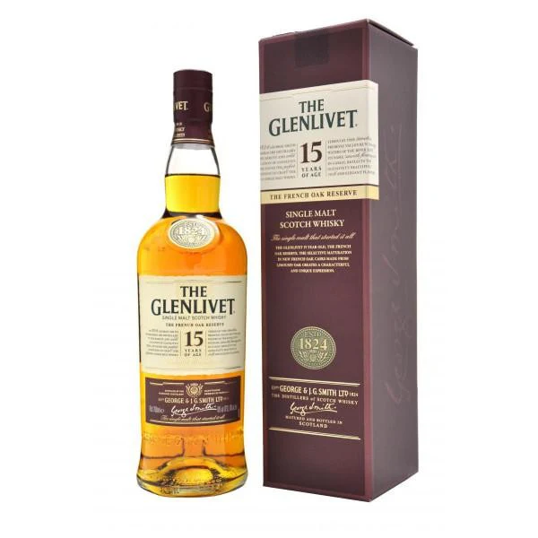 The Glenlivet French Oak Reserve 15 Year Old - Single Malt Scotch Whisky (750ml)