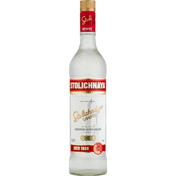 Stolichnaya Vodka (750ml)