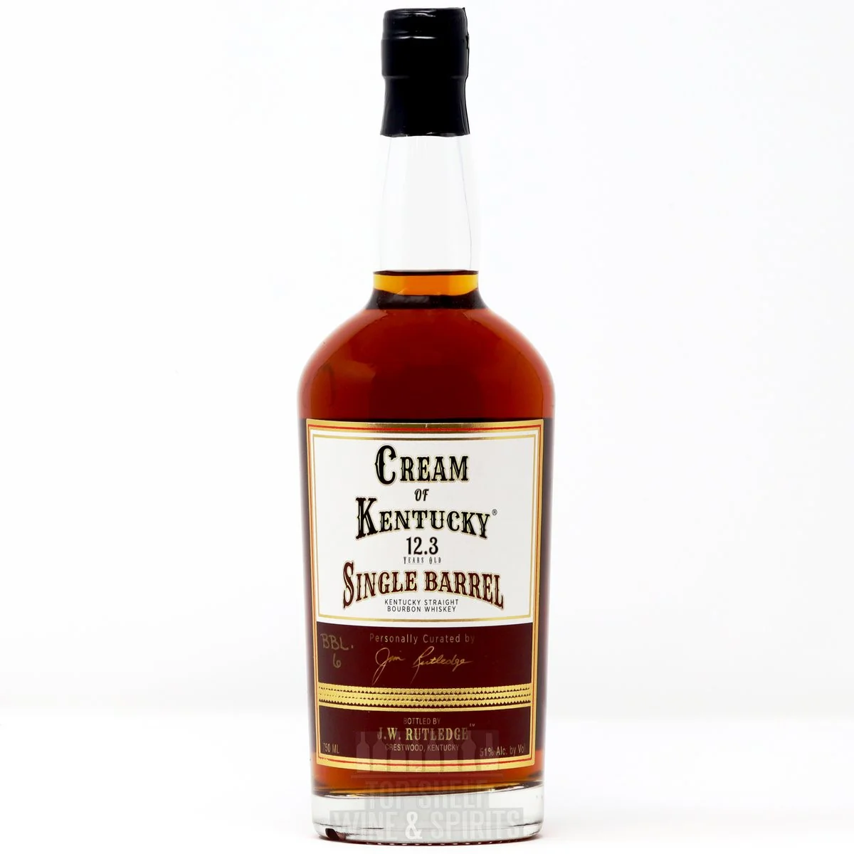 Cream of Kentucky Aged 12.3 Years - Single Barrel Kentucky Straight Bourbon Whiskey (750ml)
