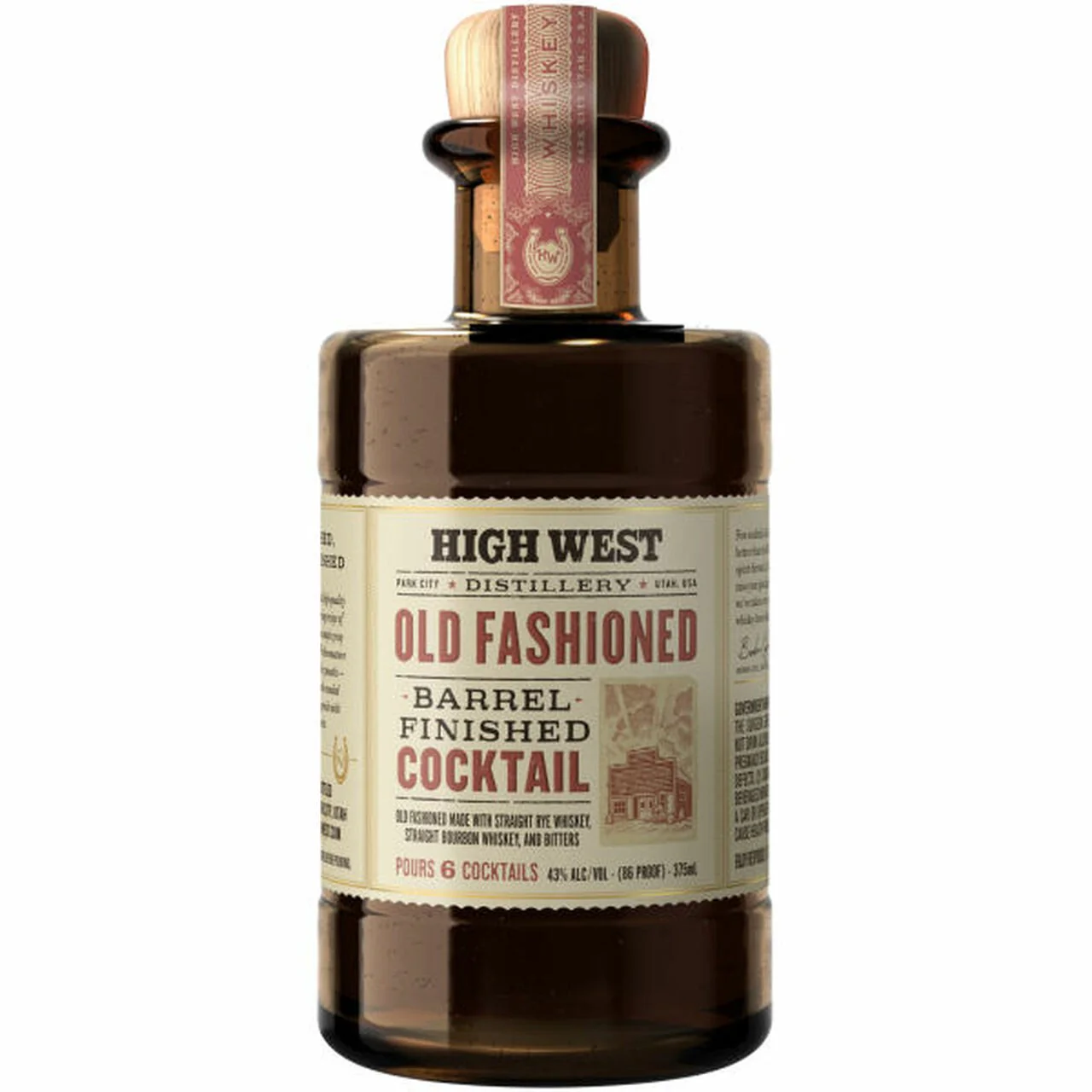 High West Old Fashioned Barrel Finished Cocktail (750ml)