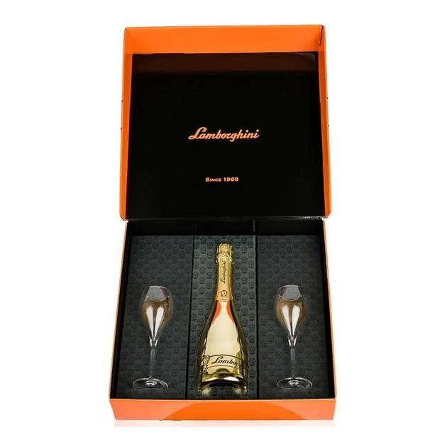 Lamborghini Gold Brut Gift Set (750ml)