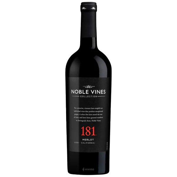 Noble Vines Merlot 181 California (750ml)