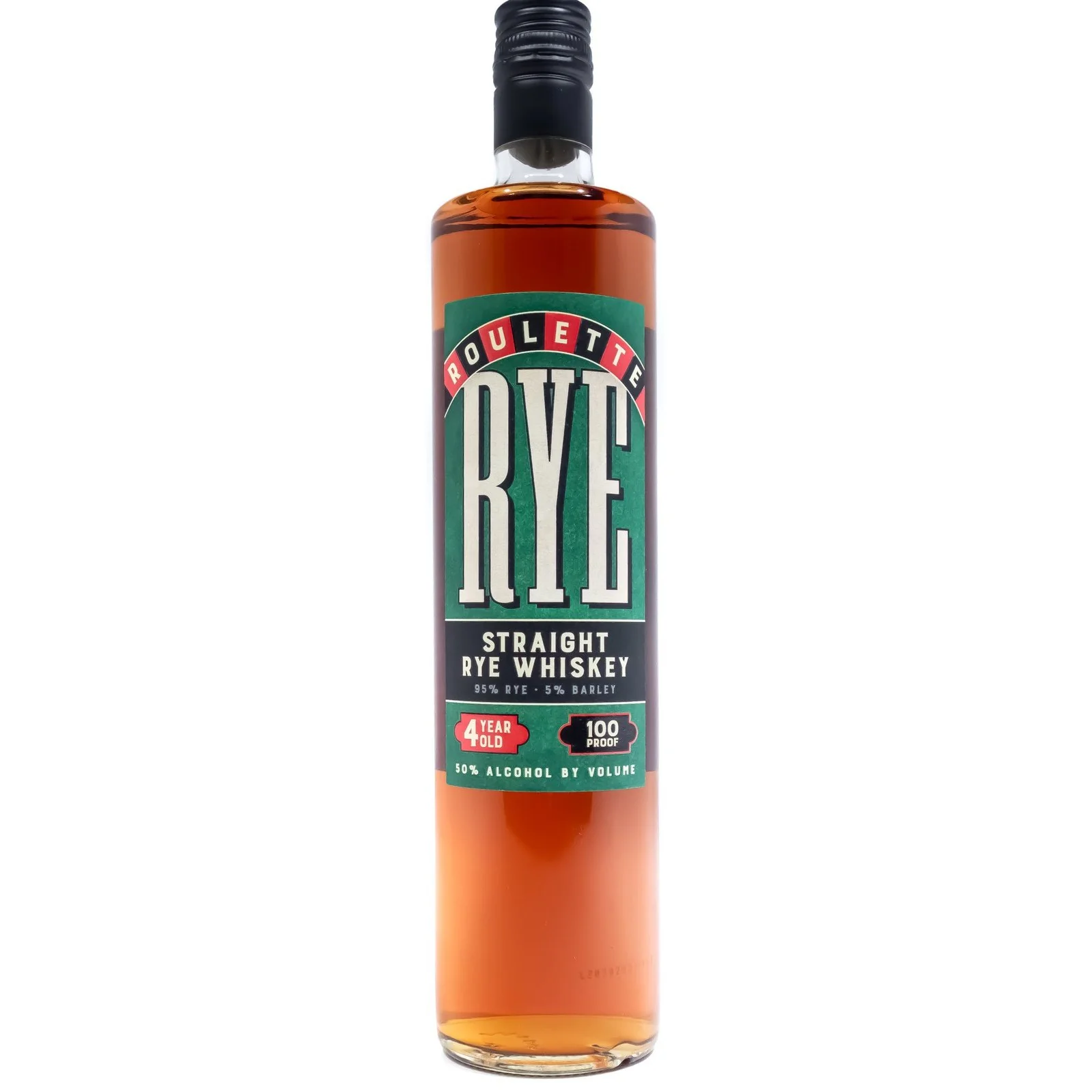 Roulette 4 Year Old Straight Rye Whiskey (750ml)
