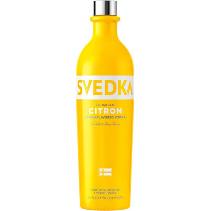 Svedka Citron Lemon Flavored Vodka 1.75L