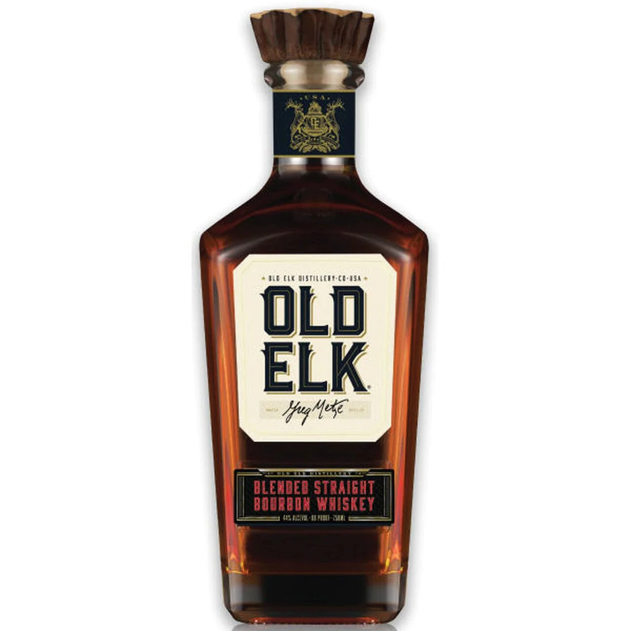 Old Elk Blended Straight Bourbon Whiskey (750ml)