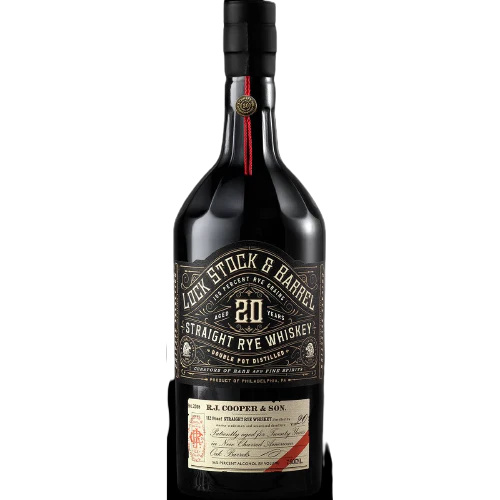 Lock Stock and Barrel 20 Year Straight Rye Whiskey (750ml)