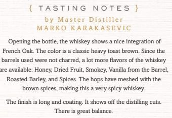 Amador Ten Barrels Small Batch Whiskey Finished in Chardonnay Wine Barrels (750ml)