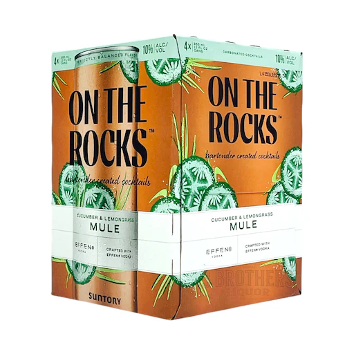 On The Rocks Cucumber & Lemongrass Mule (4x355ml)