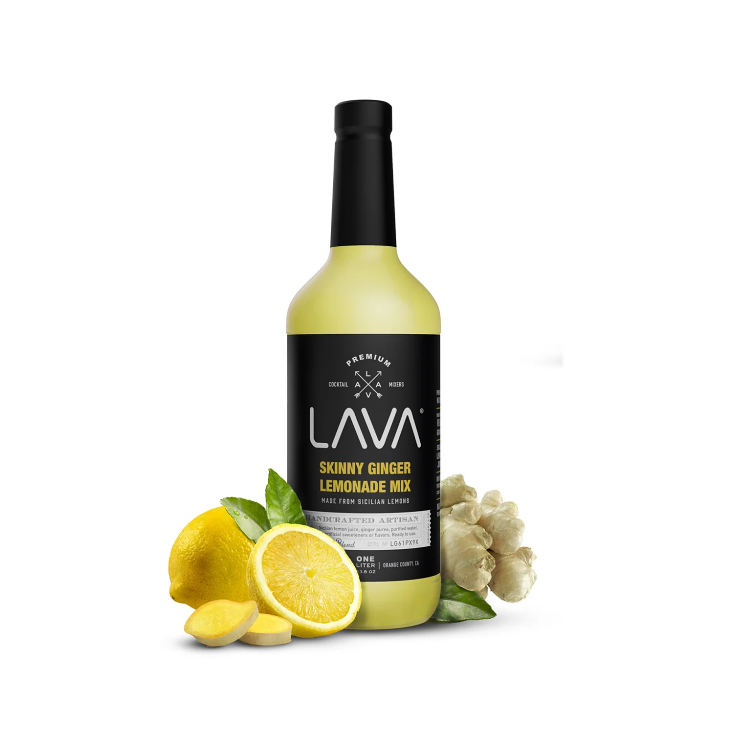 Lava Premium Skinny Ginger Lemonade Mixer 1L