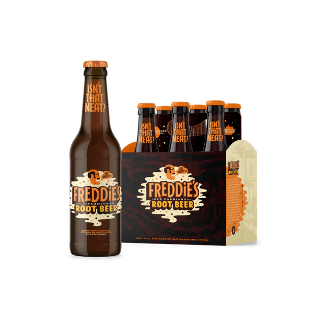 Freddie's Old Fashioned Root Beer (12oz x 6 pk)